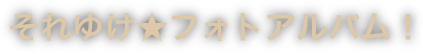 それゆけ★フォトアルバム！
